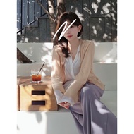 [Droom7] Genuine Korean Beautiful European Delicate Ultra-Delicate Transparent Cardigan Knitted Jack