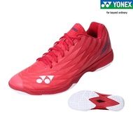 Yonex รองเท้าแบดมินตันตัวกันกระแทก Aerus Z2สำหรับทุกเพศรองเท้าแบดมินตันเบามากระบายอากาศได้ดีสีแดง/สี