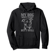 Pitbull Funny Dog Pitbull Mom Pitbull Dad Pullover Hoodie