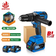 13mm 3000N.m Brushless Electric Drill 3000RPM Cordless Drill Handheld 20+3 Torque Electric Screwdriver For Makita 18V Battery