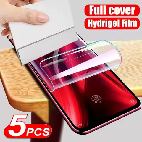 5Pcs Hydrogel Film Motorola Edge 60 50 40 30 Pro Ultra Fushion Motorola G85 G84 Screen Protector For