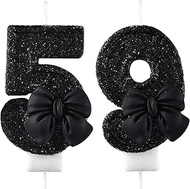 AOOLADA 59 & 95 Birthday Candle, 59th & 95th Cake Candles, Number 59 & 95 Birthday Candles for Cake