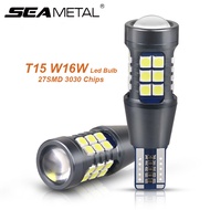 2 cái Đèn LED Lùi Xe T15 Bóng Đèn Trắng W16W T15 921 912 Đèn 3030 27SMD Siêu Sáng Đèn Đuôi 12V