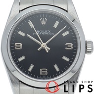 勞力士蠔式恆動男童款 77080(A) 不鏽鋼男士腕錶，黑色，拋光，1999 年，成色極佳 [二手]