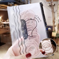 Korean Version Of Thin Head Rope High Elastic Small Rubber Band Simple Head Rope Durable And Not Hur