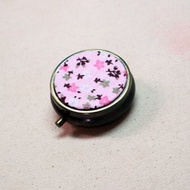 古銅款 圓形 分格藥盒 迷你 隨身攜帶 小物 收納盒 藥盒