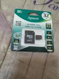 Apacer宇瞻 32GB MicroSDHC UHS-I Class10 記憶卡