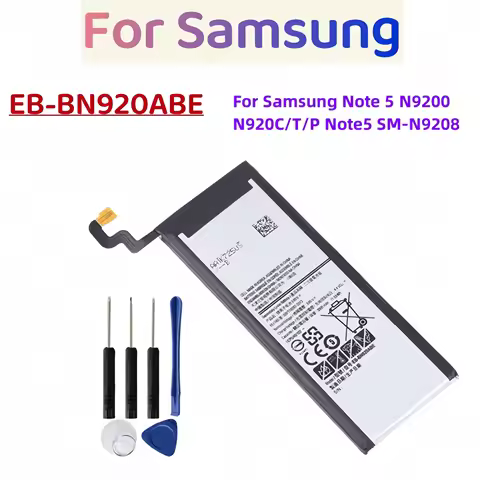 3000mAh Battery for Samsung GALAXY Note 5 Note5 N9200 N920t Project Noble N920c EB-BN920ABE SM-N9208