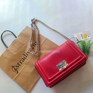 Tas Wanita STRADIVARIUS Sling Bag Lock Chain