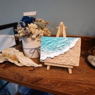 體驗活動 迷你肌理畫體驗 含畫架 氣氛 石英砂輕體驗 療癒 小畫 辦公室小物