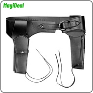 Medieval Pirate Holster with Belt Holster Gothic  PU Leather Belt for Halloween Performance Festival