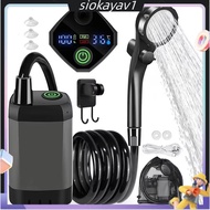 Camping Shower Rechargeable 6000mAh Battery Gardening & Car Washing