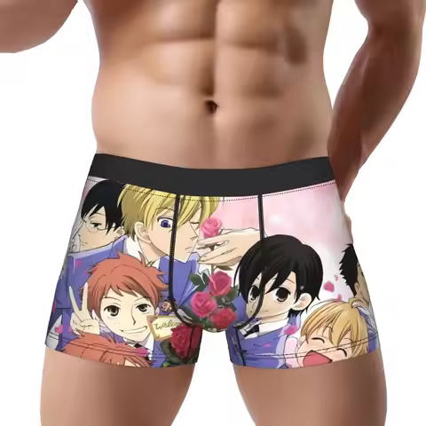 Ouran High School Host Club Underpants Homme Panties Man Underwear High School Comfortable Shorts Bo