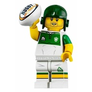 {SimBrick SGSeller} Lego 71025 Series 19 Collectible Minifigures CMF #13 Rugby Player