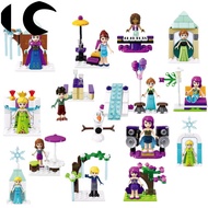 Minifigure Children's Toy City Good Friends Building Block Princess Castle Heartlake Assembly Compatible Lego Girl Series Ice Snow