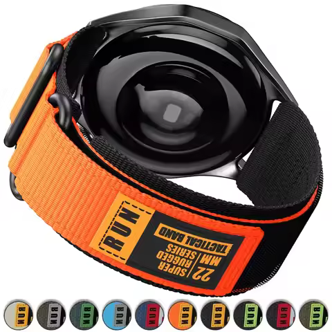 22mm Huawei Nylon Watch Strap For Watch GT5 GT4 46mm Band Bracelet For Huawei Watch 5Pro 4 Pro GT3 G