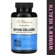Live Conscious, Beyond Collagen, With Biotin &amp; Vitamin C, 1,300 mg, 90 Capsules
