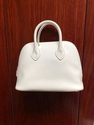 Hermes mini bolide (white with ghw)