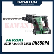 HIKOKI Rotary Hammer Drills 36V DH36DPA Cordless Concrete Steel Wood Drill