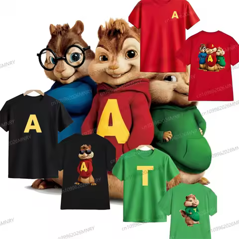 Alvin and The Chipmunks: The Squeakquel's Tshirt Men Women Manfashion 2-sided Print Shirt Is Availab