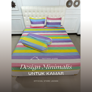 BIG PROMO Sprei 200x200 no 1 Jumbo Aesthetic Emily terbaru set sarung bantal guling serat micro katu
