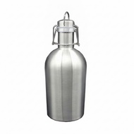 Metal Growler Single-Wall Stainless Steel Bottle Bottle with Swing-Top Leak-Proof Growler with Flip-