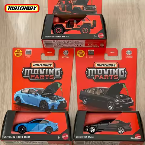 Hot 26b Original Matchbox Car Moving Parts Ford Bronco Raptor Lexus Is500 Gs400 Vehicle Model Toys F