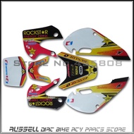 Motorcycle Motocross Graphics decals Sticker for Kawasaki KLX110 & KX65 SUZUKI DRZ110 MOTO Dirt Pit 