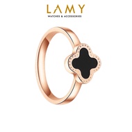 Nhẫn nữ LAMY Lucky Four Leaf Ring Rose Gold 8085WH