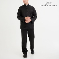Gene Martino Baju Melayu Premium Dull Satin Classic Fit 777 - Black 99