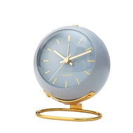 Ins Style Round Clock Alarm Clock Bluetooth Speaker Jam Loceng USB Digital Bluetooth Speaker Alarm C