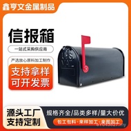 Outdoor Household Retro Letter Box Letter Box Parcel Hanging Wall Villa Express Villa American Style