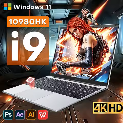Core Intel i9 Laptop Intel Core i9 10980HK Laptop Windows 11 15.6"Computer 16GB RAM 1TB 2TB SSD Gami