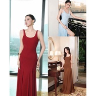 Luxury Square Neck Maxi Dress D2T STORE