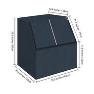 Penutup Habuk Mesin Pembuat Ais Komersial Serasi dengan Mesin Pembuat Ais Komersial VEVOR, Mesin Pem