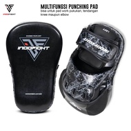 Indofight Target Boxing Pad Pair Punching Mitt Focus Pad Boxing Hand Target Muay Thai Boxing Pad