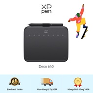 【Mẫu mới nhất】XPPen Deco 640 Máy tính bảng vẽ Máy tính bảng bút có bút cảm ứng 16384 mức áp suất hỗ
