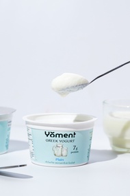 Yoment Greek Yogurt 12 Pack กรีกโยเกิร์ต Set 12 ถ้วย 100g ต่อ ถ้วย - ทักเลือกรสชาติ Plain (P) French