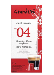 [乾貨] ·UCC 長杯咖啡膠囊 04度 (紅色 10粒/盒) 谷物香氣 柔滑口感 Nespresso 咖啡機適用