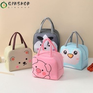 QINSHOP Insulated Lunch Box Bags, Portable Thermal Bag Cartoon Lunch Bag, Convenience Lunch Box Accessories  Cloth Thermal Tote Food Small Cooler Bag