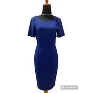 Elegant Women's Blue DRESS Brand UELUEL LABEL LIKE NEW