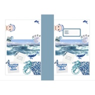 Aesthetic Book Cover/ Book Cover Book Cover /biru A5 Book Cover B5 Book Cover