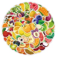 10/60Pcs Fruit and Vegetable Stickers DIY for Car Skateboard Laptop Decals Graffiti Sticker Kids Toy