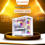 JONSBO D300 Computer Case – Premium M-ATX Mid Tower Case, 270 Panoramic Curved Glass & Good Heat Dis