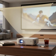 84/100 Inch Projector Screen, White Grid, Anti-Light, 160° View, Reflective for Bright Rooms Skrin P