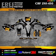 Custom CRF 250 2015-2018 Decal Sticker Design