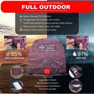 NEW D'COVERIN cover mobil premium TAHAN HUJAN waterproof 99% bahan OUTDOOR dijamin pas dengan mobil.