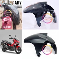 HONDA ADV150 ADV 150 FRONT FENDER CARBON MUDGUARD DEPAN TAYAR TYRE TIRE BODY COVER SET PREMIUM COVER