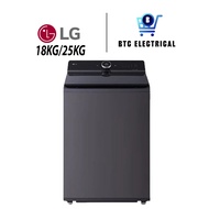 LG 25KG / 18KG Top Load Washing Machine TX2725AT9J / TX2518ST7G with Intelligent Fabric Care Inverte