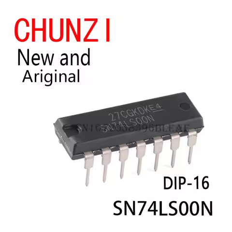 10PCS New and Original Integrated IC SN74LS00 74LS00N 74LS00 DIP-16 SN74LS00N